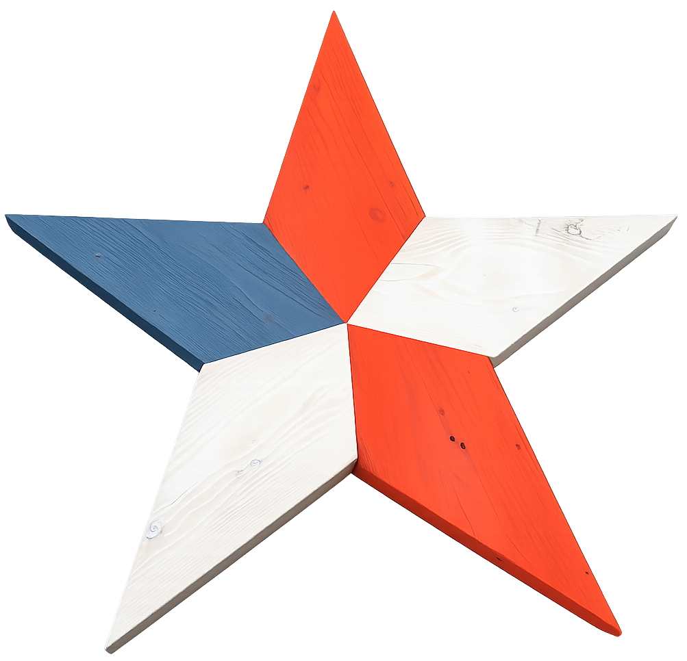 Home Start with Red White Blue point