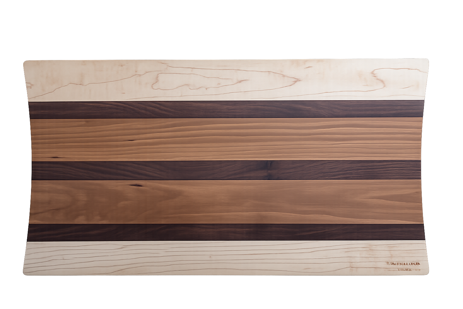 board with inward curved side